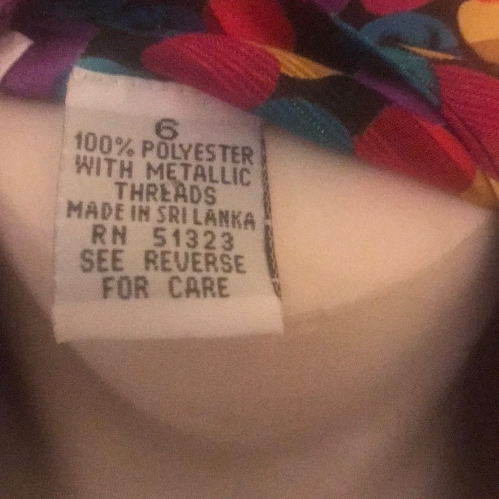 Vintage Vibrant Blouse! Fab!!! - Picture 6 of 6